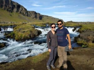 Brúarfoss in the sun