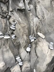 Cairns on Basalt columns Cairns on Basalt columns