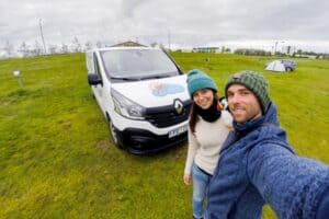 Camper van Selfie