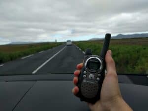 Camper van trip equipment