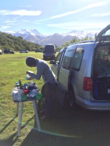 Camping in Iceland in a Camping Car