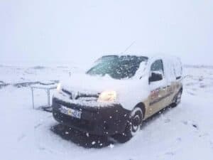 Camping in snow Camping in snow