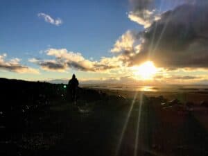 Camping in the fall in Iceland