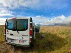 Camping van Iceland