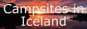 Campsites in Iceland Campsites in Iceland