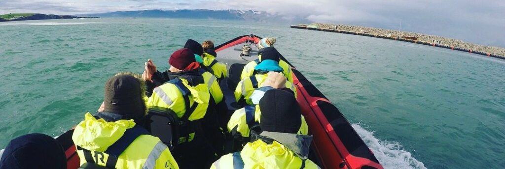 Group of people on a boat