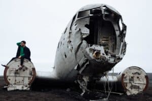 Crashed DC-3 Iceland