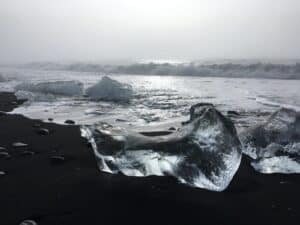 Diamond beach in fog Diamond beach in fog