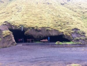 Dining in a cave