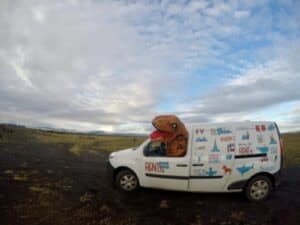 Dinosaur in Iceland