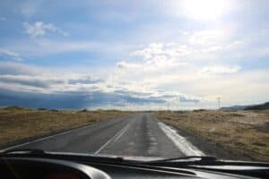 Driving east Driving east