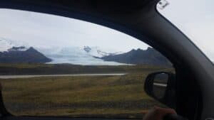 Driving east on the Ring road Driving east on the Ring road