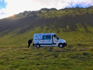 Driving in Snæfellsjökull national park