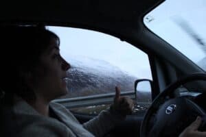 Driving to Skaftafell