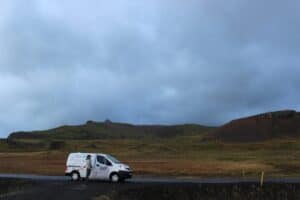 Driving to Vík