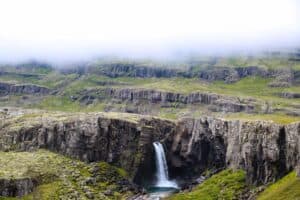 East Iceland waterfall