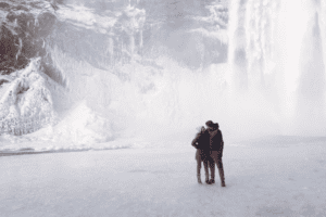 Engaged by Skógafoss Engaged by Skógafoss