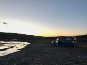 Enjoying the Icelandic night Enjoying the Icelandic night