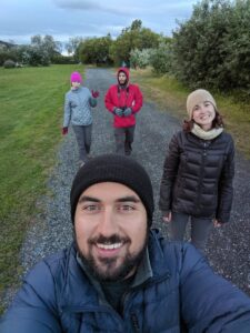 Exploring Iceland with friends