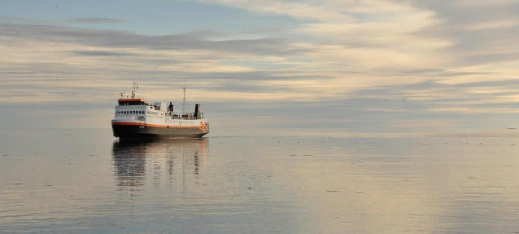 iceland ferry sailing