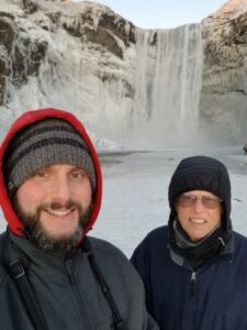 Frosen Skógafoss