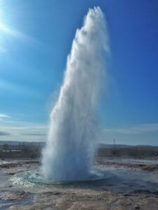 Strokkur Geyser Blowing