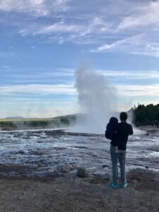 Geysir with Kids