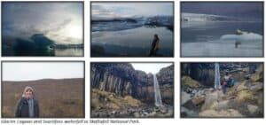 Glacier Lagoon & Svartifoss Glacier Lagoon & Svartifoss