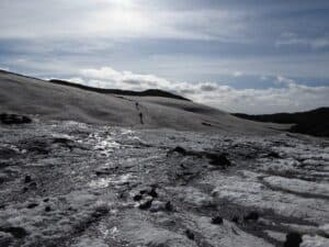 Glacier hiking on Fimmvörðuháls trail