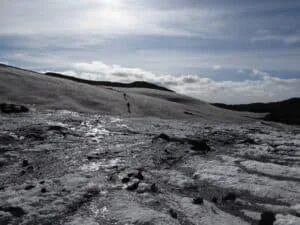 Glacier hiking on Fimmvörðuháls trail