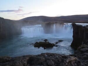 Goðafoss in dusk