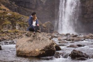 Gufufoss waterfall Gufufoss waterfall