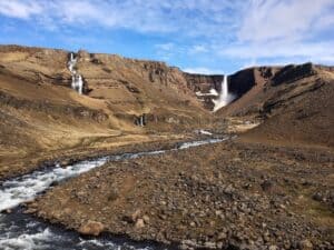 Hengifoss Waterfall