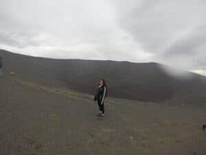 Hiking in Viti Crater