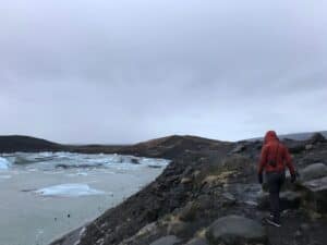 Hiking by Svinafellsjökull
