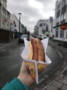 Hot dog in Akureyri Hot dog in Akureyri