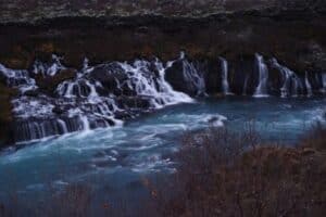 Hraunfossar falls