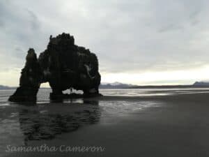 Hvitserkur in the fall