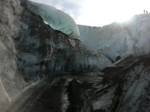 Ice hiking South Iceland