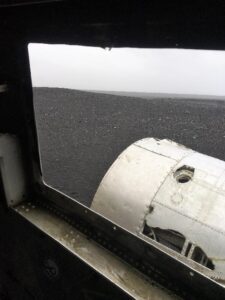 Inside the abandoned airplane