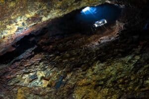 Inside the volcano Inside the volcano