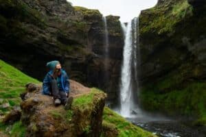 Kvernufoss waterfall