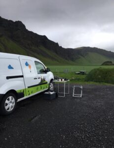 Lunch by Seljalandsfoss