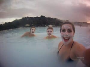 Mud masks in Blue Lagoon Mud masks in Blue Lagoon