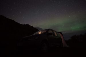 Northern lights in the still of the night Northern lights in the still of the night