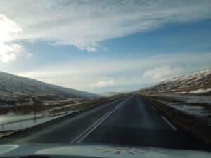 On the Ring road to Reykjavik