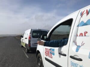 On the road in Iceland On the road in Iceland