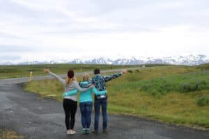 On the road in Iceland