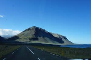 On the roads in Iceland