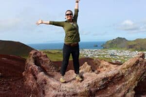 On top of Eldfell On top of Eldfell